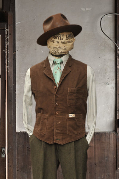 Pioneer Vest - Moleskin - L, XL, XXL, XXXL (Shorter Length)
