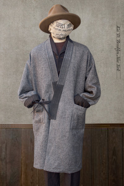 Full Length Japanese Farmer Coat - Montgomery - Medium (NO RETURN)