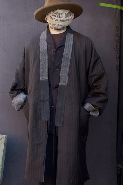 Full Length Japanese Farmer Coat - Montgomery - Medium (NO RETURN)