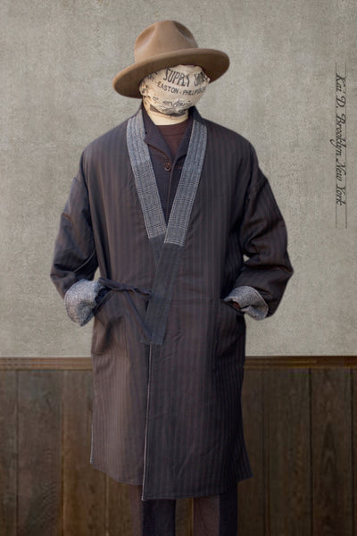 Full Length Japanese Farmer Coat - Montgomery - Medium (NO RETURN)