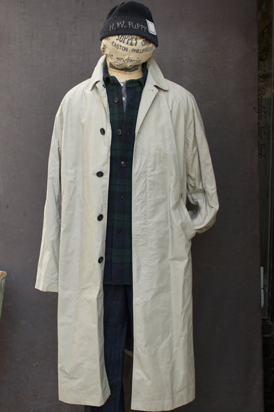 Morten Long Coat - Waxed Concrete - L (NO RETURN)