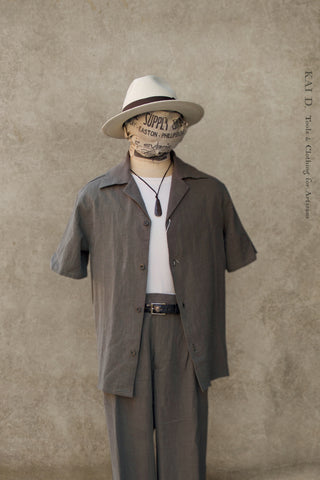 Artist Lounge Shirt - Moss - M, L (oversized)
