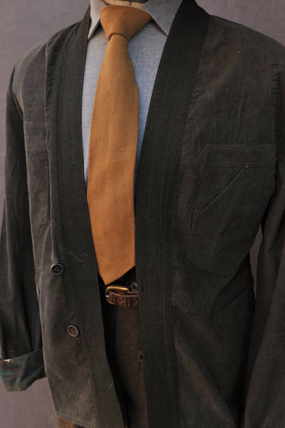 Muralist Kimono Jacket - Novel Wool Plaid - L
