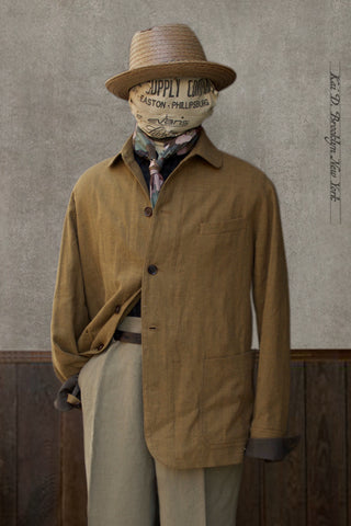 Artisan Field Jacket - Soft Cotton Herringbone - S, M, L, XL, XXL