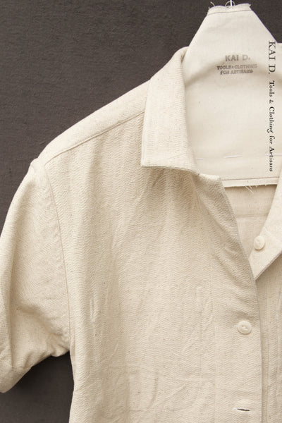 SS Reversible Lake Camp Shirt - Natural - 2(M), 3(L)