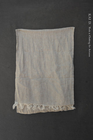 Organic Linen Scarf - Natural Melange