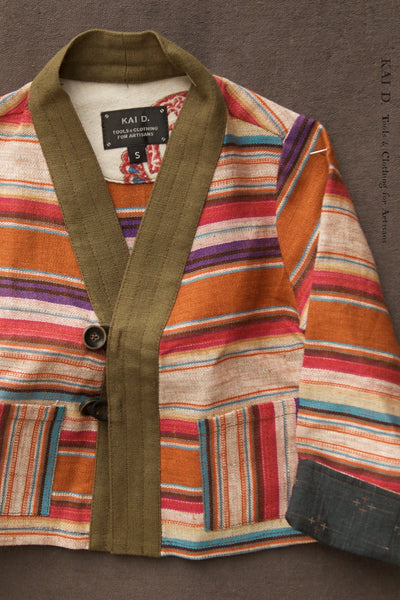 Children's Kimono Jacket - Navajo Linen - S, M