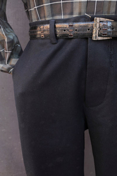 Bosun Pants - Virgin Wool Flannel - Navy - 30, 32, 34, 36