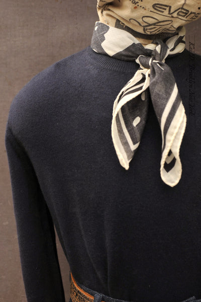 Mongolian Cashmere Sweater - Navy - L, XL