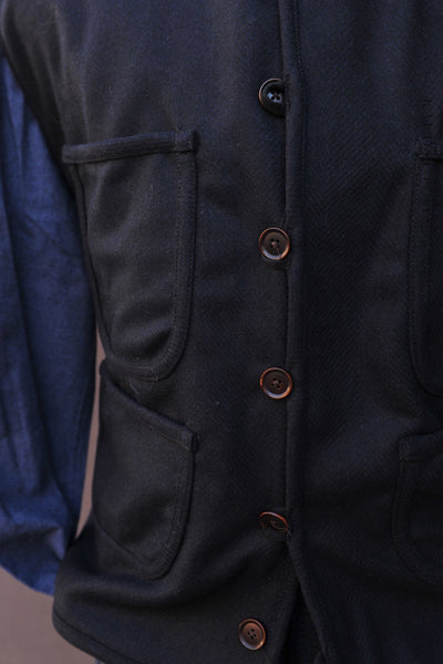 Cruiser Vest - Deep Navy Wool - XL