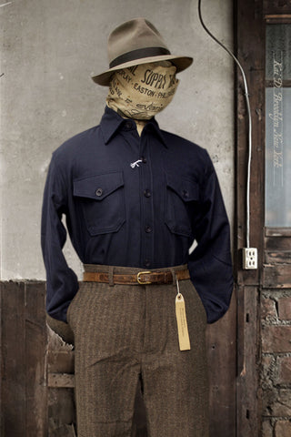 CPO Doubel Pocket Shirt - Japanese Cotton Plaid - S, M, L, XL