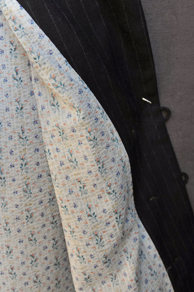 Hutton Jacket - British Chalk Stripe Wool - Navy - S, M, L