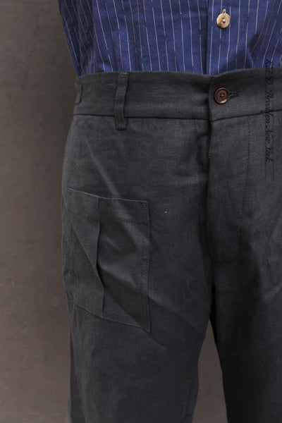 Martin Shorts - Japanese Blue Linen - 30, 32, 34, 36