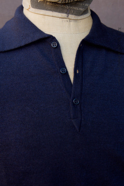 Sailor Polo Sweater - Navy - 3, 4, 5, 6