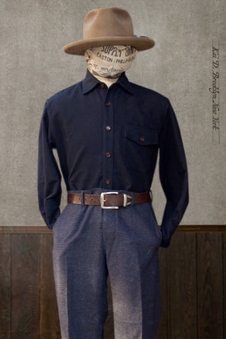 Cassady Shirt - Lux Touch Sueded Cotton  - S, M, L, XL, XXL