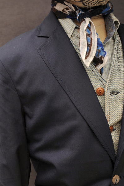 Writer's Jacket - Super 130s Wool - Navy - 48, 50 (NO RETURN)