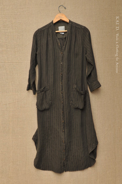 Niki Dress - Deep Olive - S
