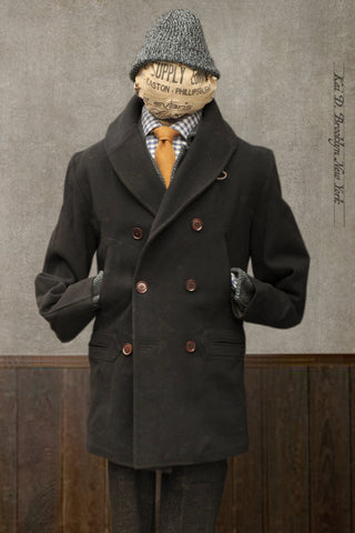 Norton Peacoat -High Twist Wool - M, L