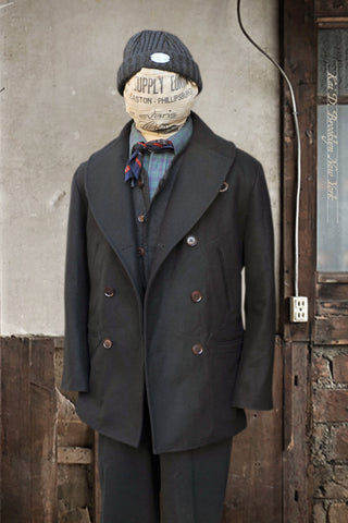 Norton Peacoat - Italian Wool Cashmere - S, M, L, XL (NO RETURN)