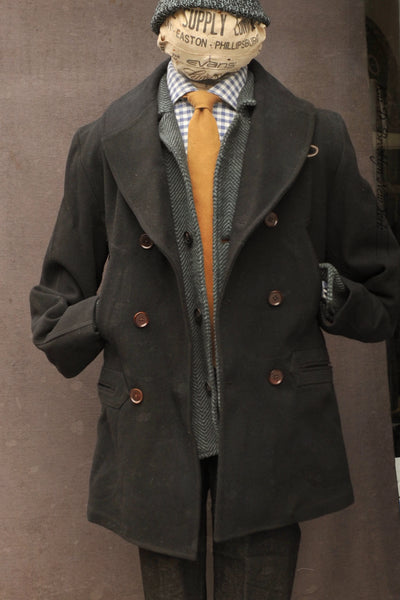 Norton Peacoat -High Twist Wool - M, L