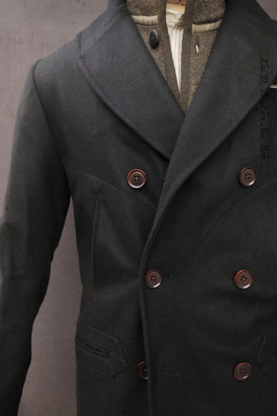 Norton Peacoat - Italian Wool Cashmere - S, M, L, XL