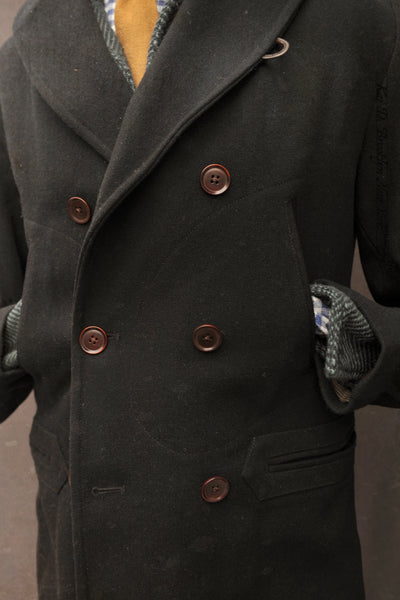 Norton Peacoat -High Twist Wool - M, L