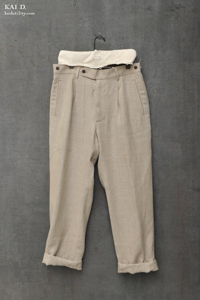 Novelist Trousers - Sand - 30, 34, 36