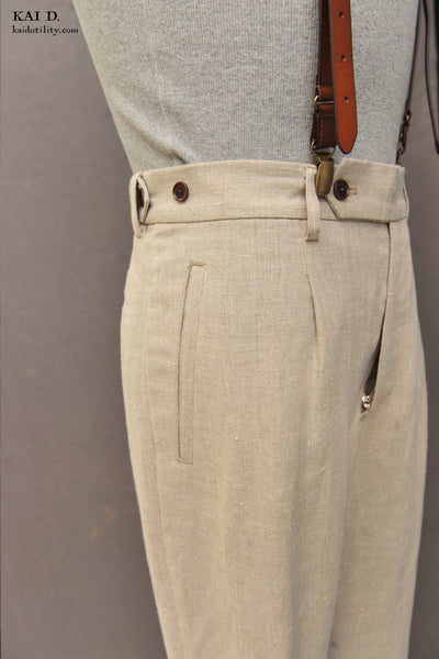 Novelist Trousers - Sand - 30, 34, 36