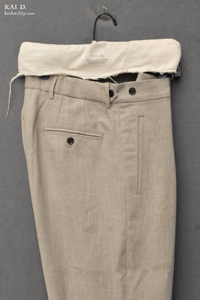 Novelist Trousers - Sand - 30, 34, 36