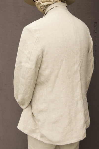 Old Town Jacket - Oatmeal Sabi Linen - M, L, XL