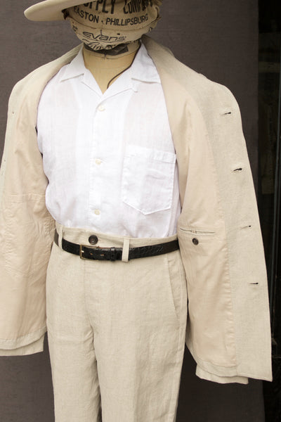 Old Town Jacket - Oatmeal Sabi Linen - M, L, XL
