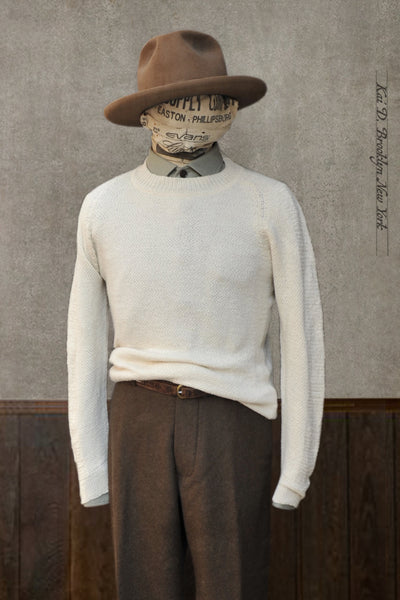 Santi Sweater - Baby Alpaca - Cream - 2, 3, 4