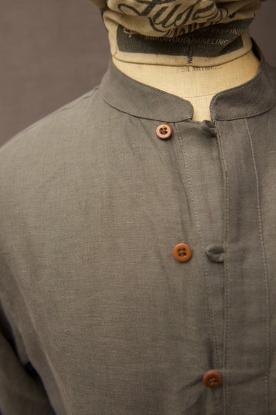 Okada Smock Shirt - Dove Grey - M, L, XL