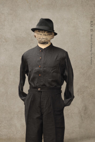 Okada Pop Over Shirt - Black  - M, L