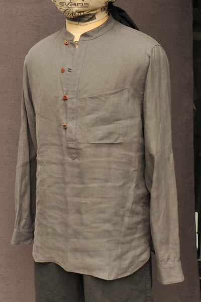 Okada Smock Shirt - Dove Grey - M, L, XL