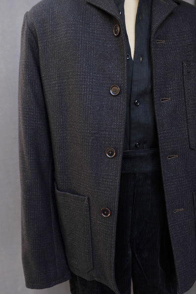 Old Town Jacket - Tonal Wool Plaid - S, M, L, XL