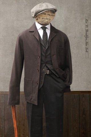 Old Town Jacket - Tonal Wool Plaid - S, M, L, XL