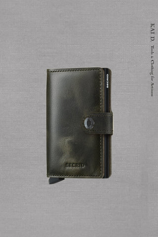 Secrid Miniwallet - Olive Black