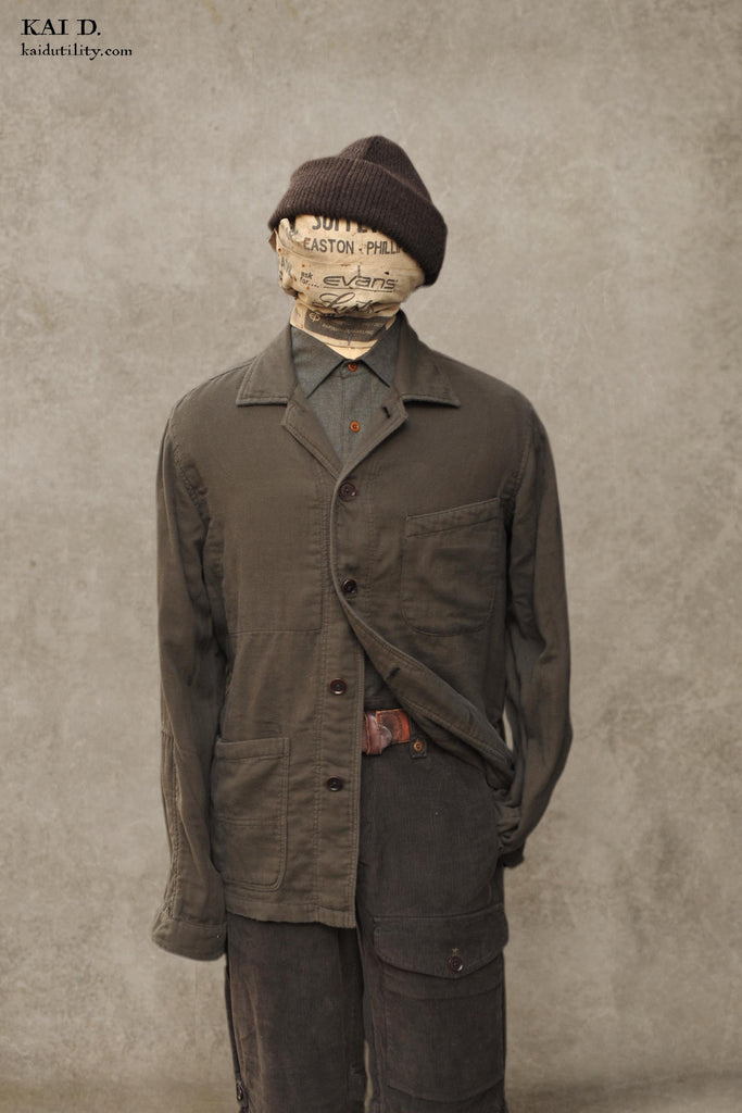 Architect Jacket - Garment Dyed Triple Gauze Cotton - M