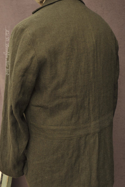 Clarence Four Pocket Jacket - Military Green - M, L, XL (NO RETURN)