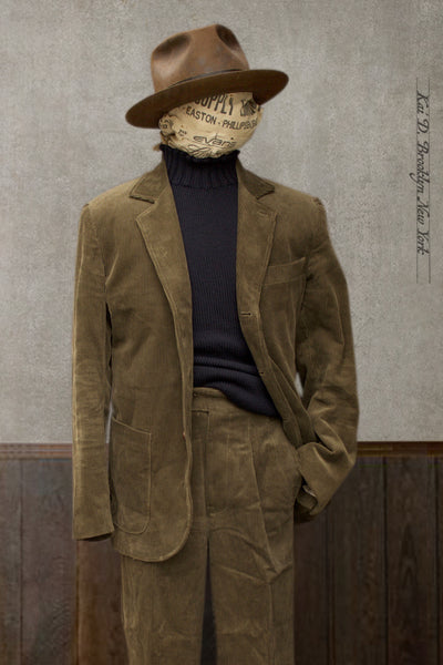 Shoemaker's Jacket - Olive Corduroy - S, M, L, XL