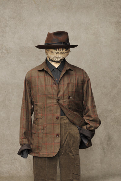 Degas Work Jacket - English Wool - Olive Drab - L