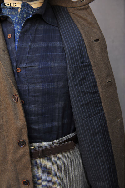 Degas Work Jacket - Olive Wool Felt - M, L