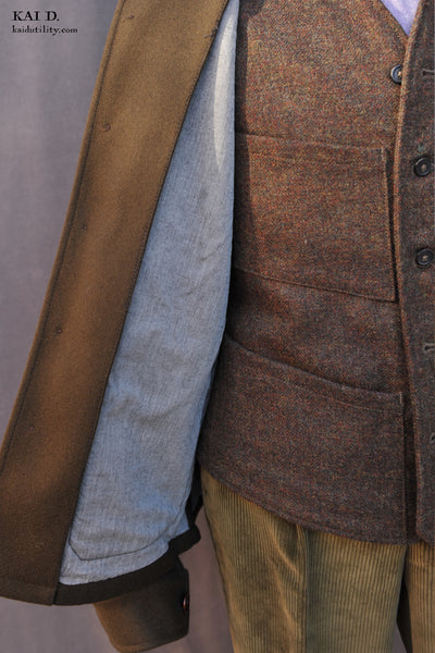 Hardy Chore Jacket - Heavy Wool Melton - S, M, L, XL (NO RETURN)