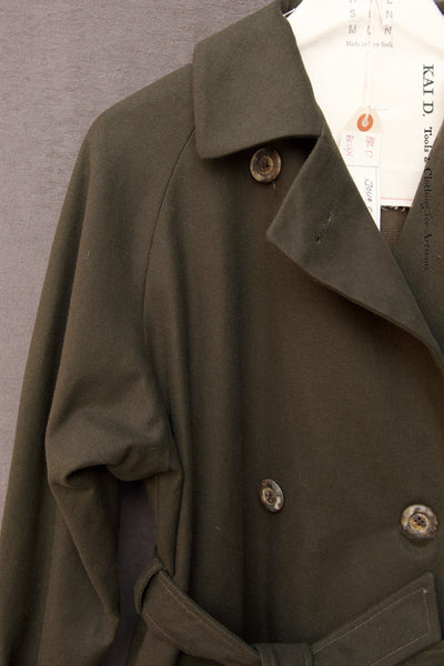 Jolie Trench Coat - Wax Feel Cotton - S, M