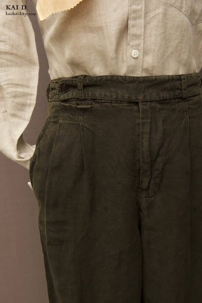 Wide Leg Matisse Pants - Olive - 30, 32, 34