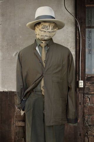 O'Hara Shirt - Super 120s Virgin Wool - Olive - S, M, L