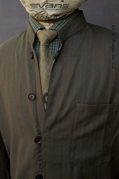O'Hara Shirt - Super 120s Virgin Wool - Olive - S, M, L