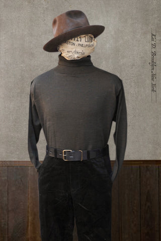 Marine Turtleneck Sweater - Hunter Green - M, L, XL