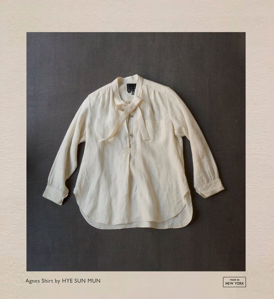 Agnes Shirt - Belgian Cream Linen - S